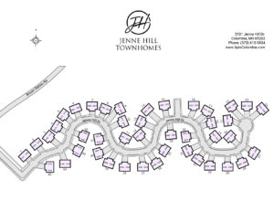Jenne Hill site map